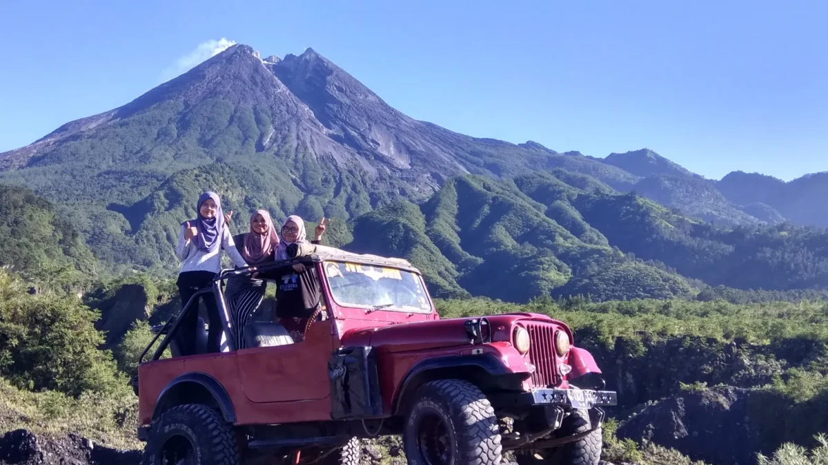 Aventura en jeep 4x4 por el monte Merapi