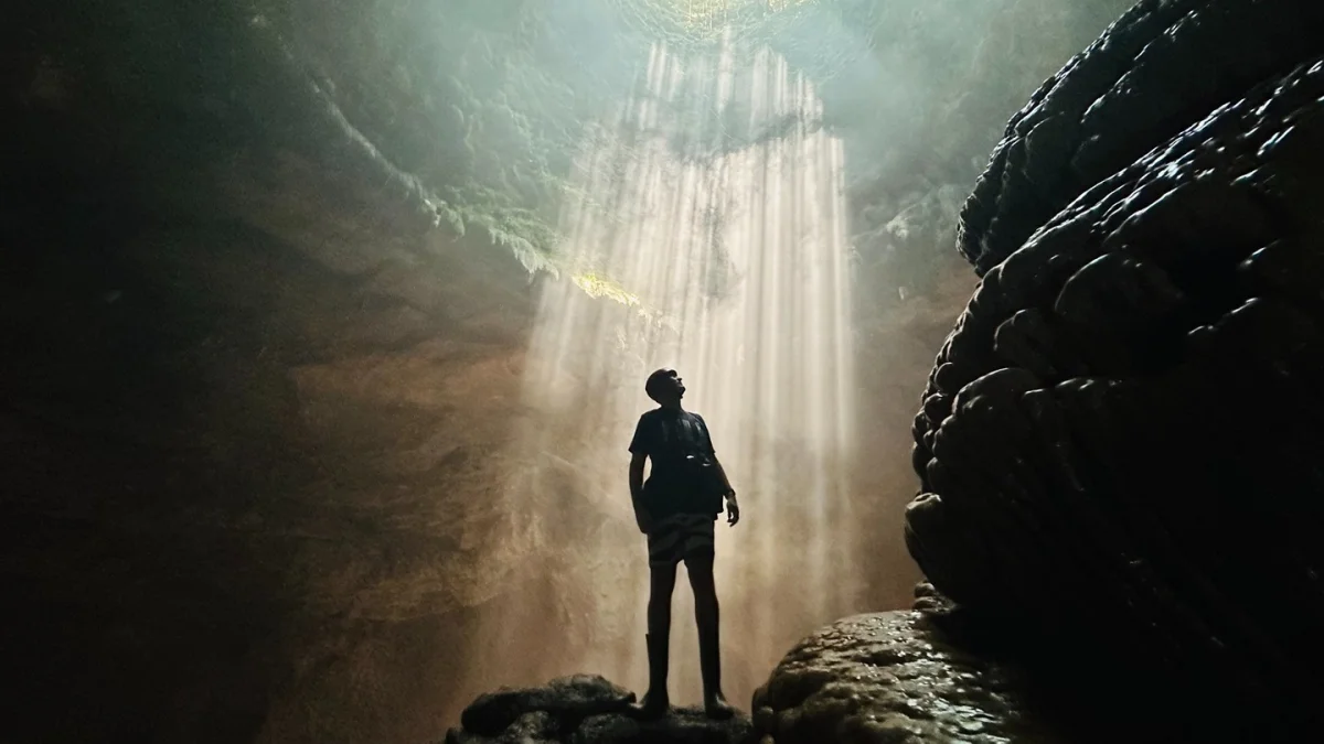 좀블랑 동굴 수직 모험